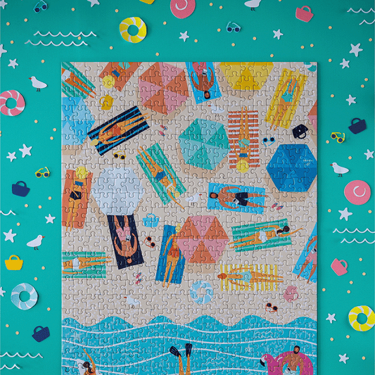 Puslespill 500 brikker – Strandliv