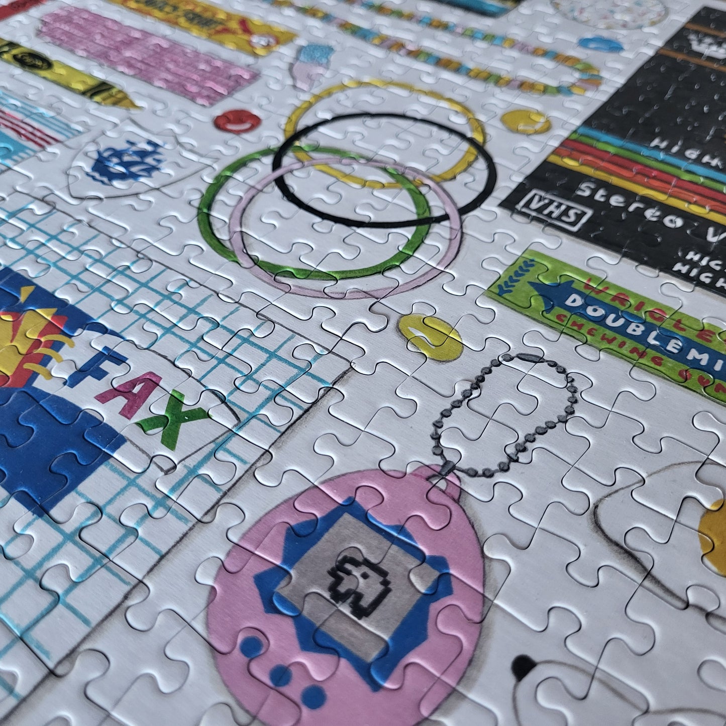 Puslespill 1000 brikker - Retro 90's