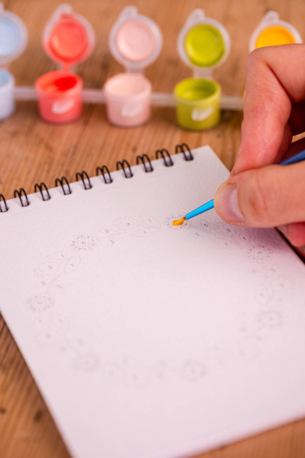 Mal etter tall - Blomstekranser | Paint by Numbers