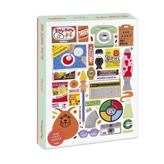 Puslespill 1000 brikker - Retro 70's