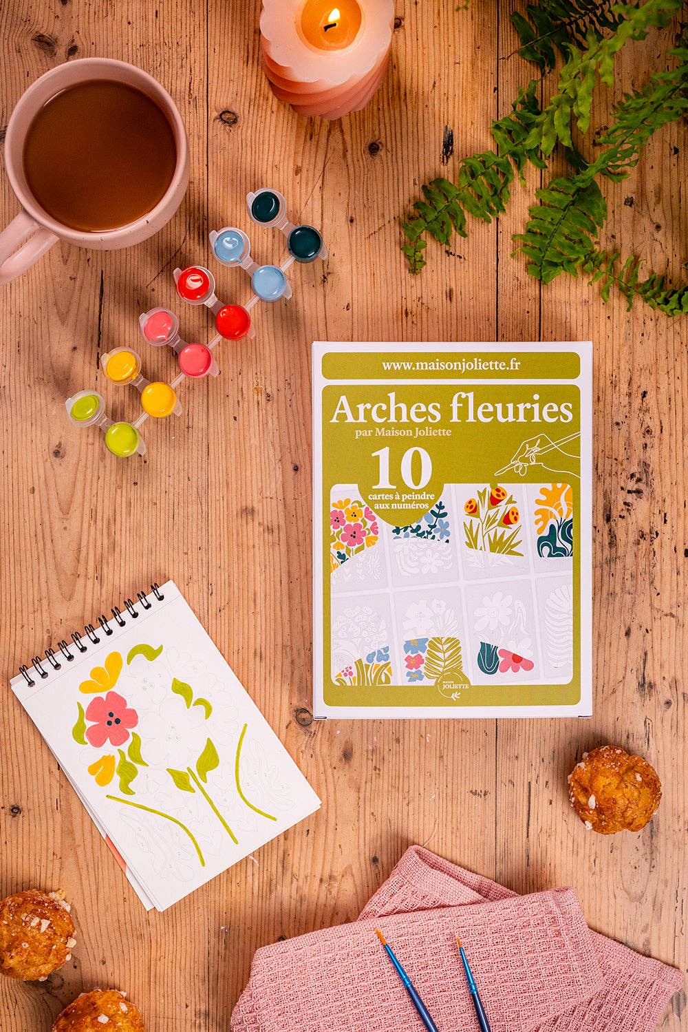 Mal etter tall – Blomstrende buer | Paint by Numbers
