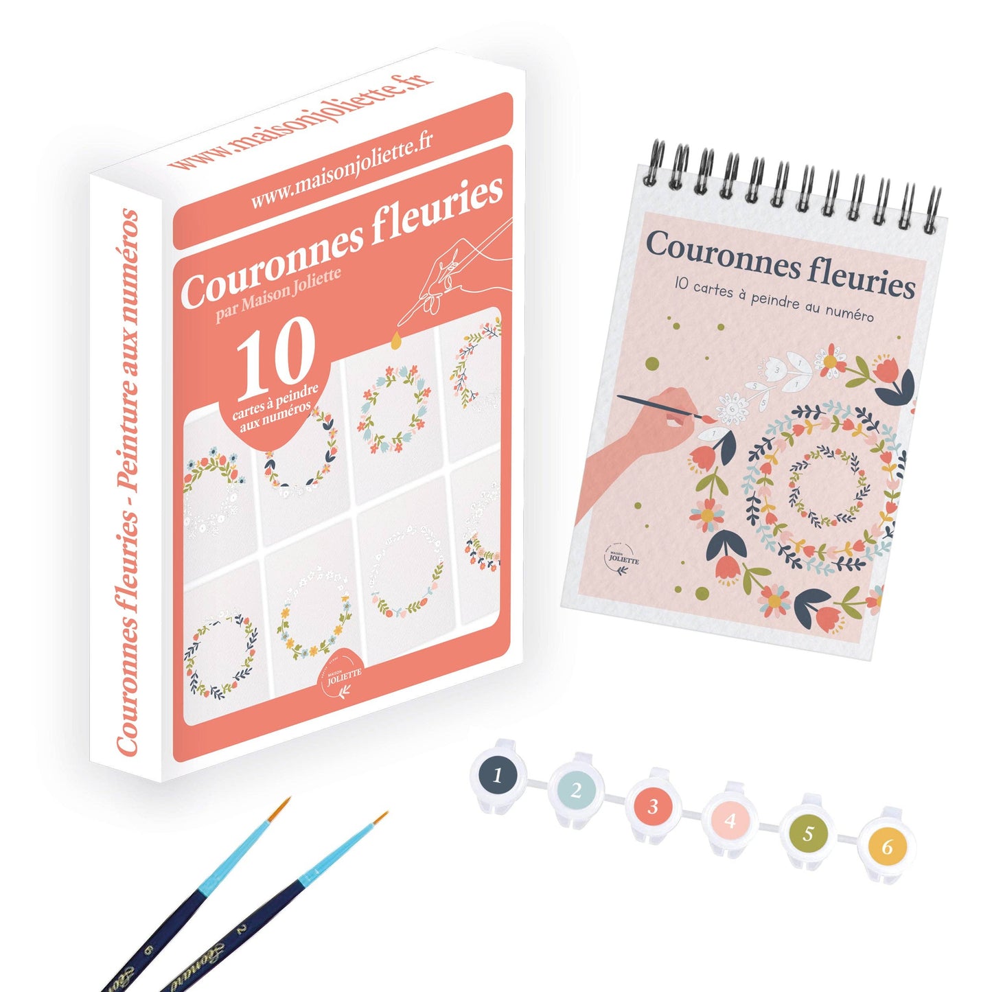 Mal etter tall - Blomstekranser | Paint by Numbers