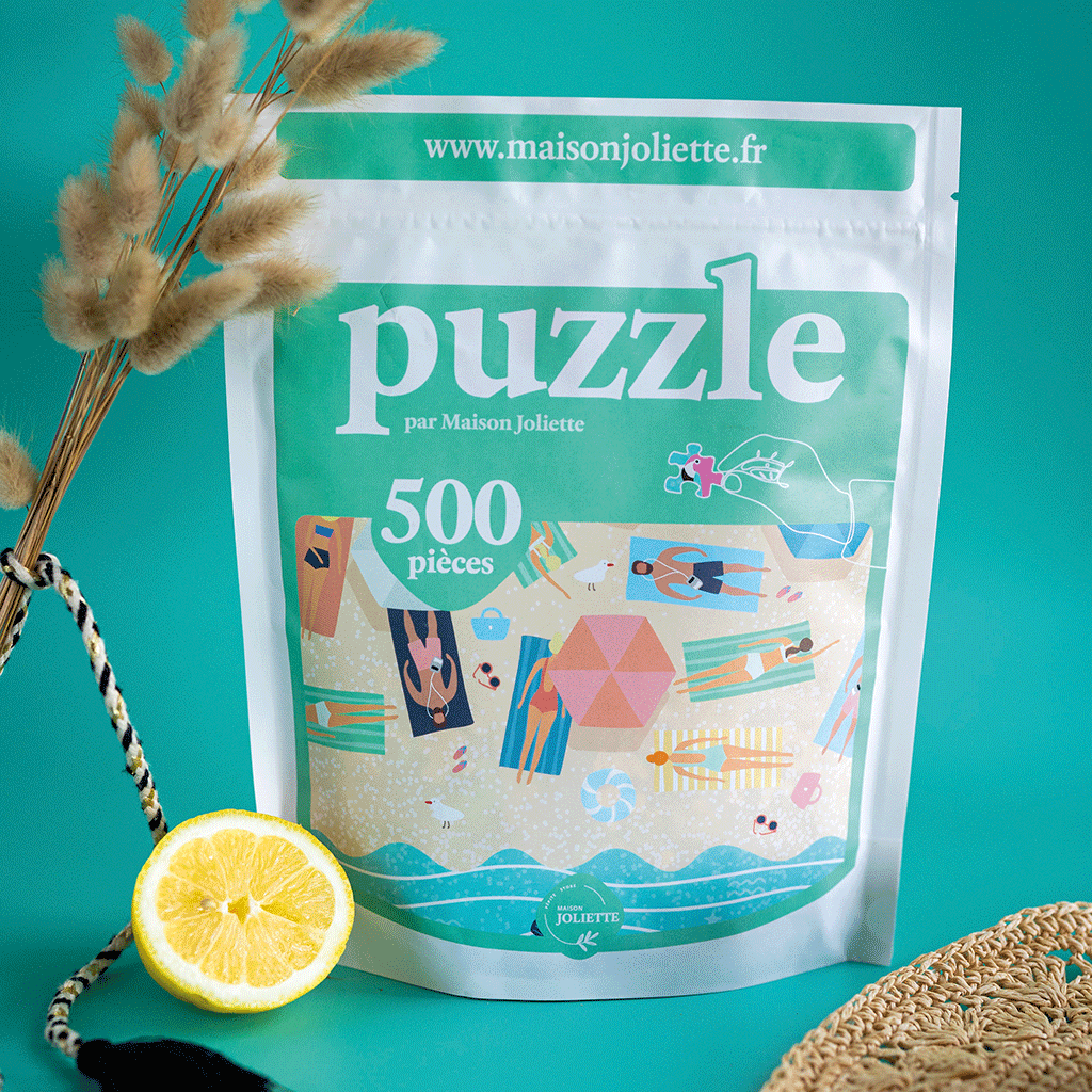 Puslespill 500 brikker – Strandliv