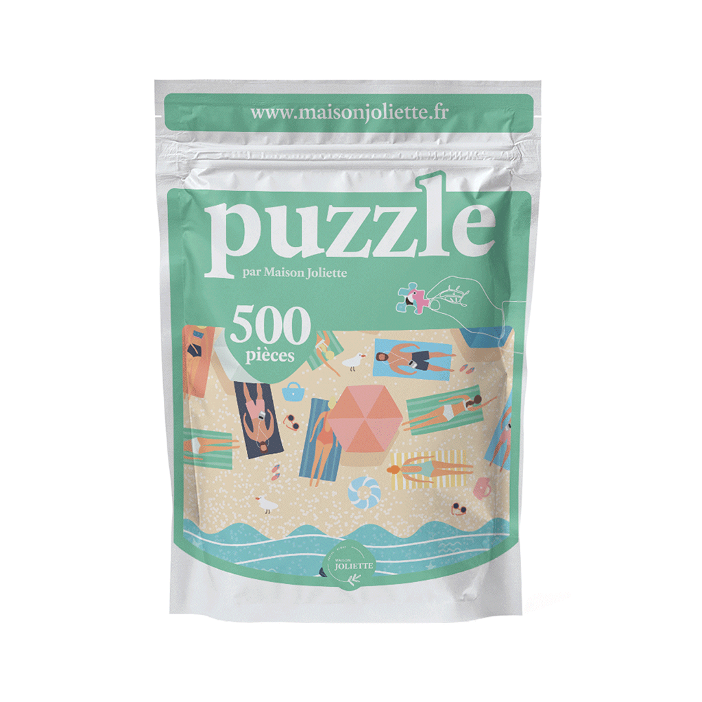 Puslespill 500 brikker – Strandliv