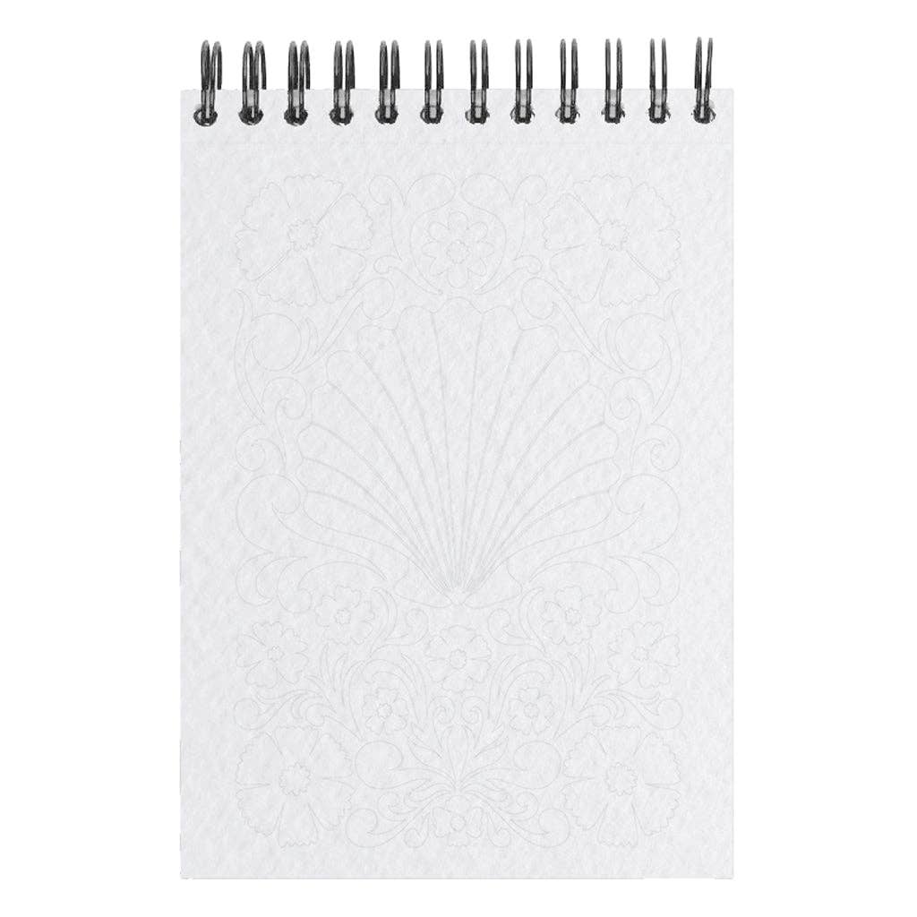 Malebok / Fargeleggingsbok A6 - Bloom