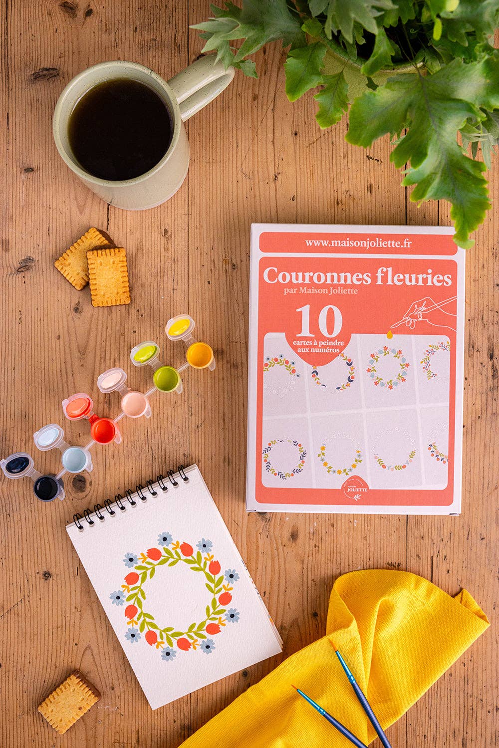 Mal etter tall - Blomstekranser | Paint by Numbers