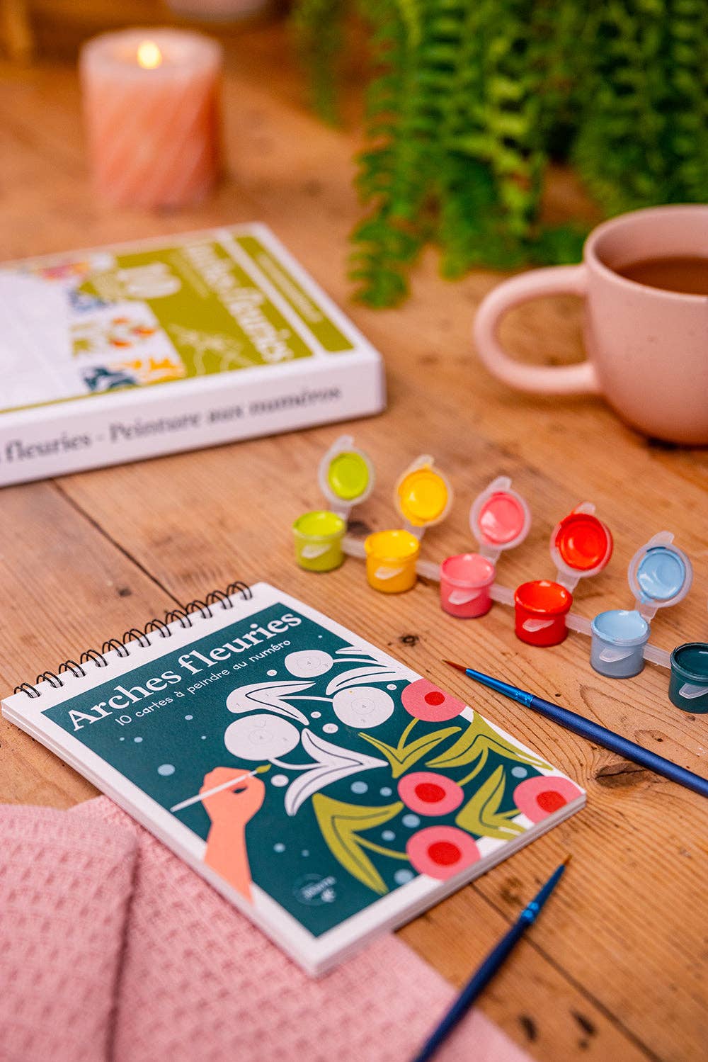 Mal etter tall – Blomstrende buer | Paint by Numbers
