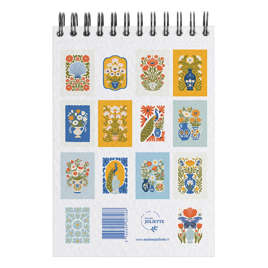 Malebok / Fargeleggingsbok A6 - Bloom