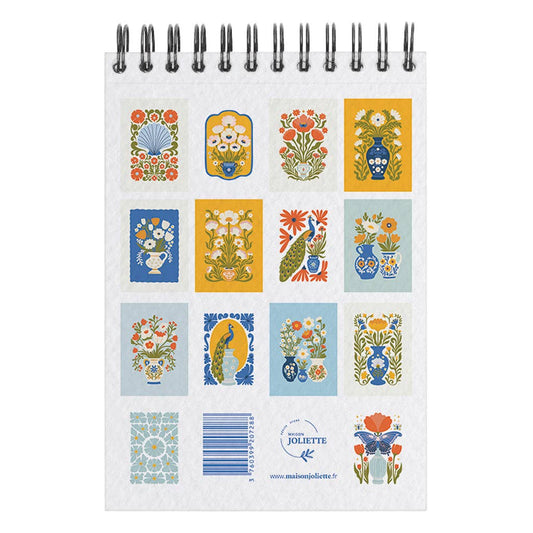 Malebok / Fargeleggingsbok A6 - Bloom