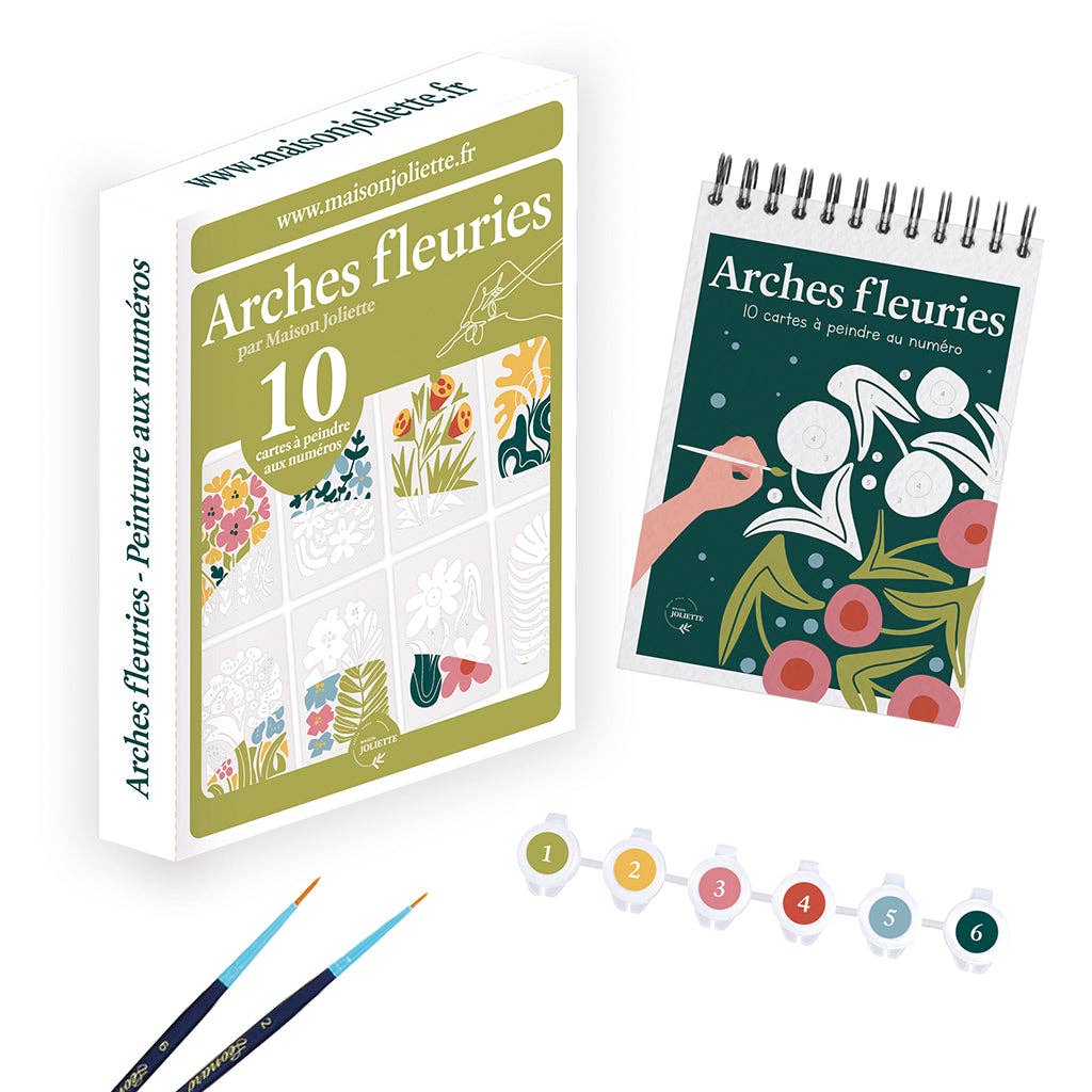 Mal etter tall – Blomstrende buer | Paint by Numbers