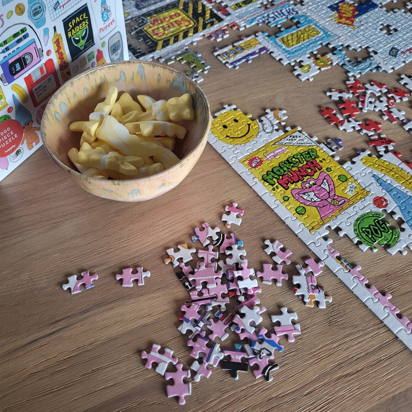 Puslespill 1000 brikker - Retro 90's