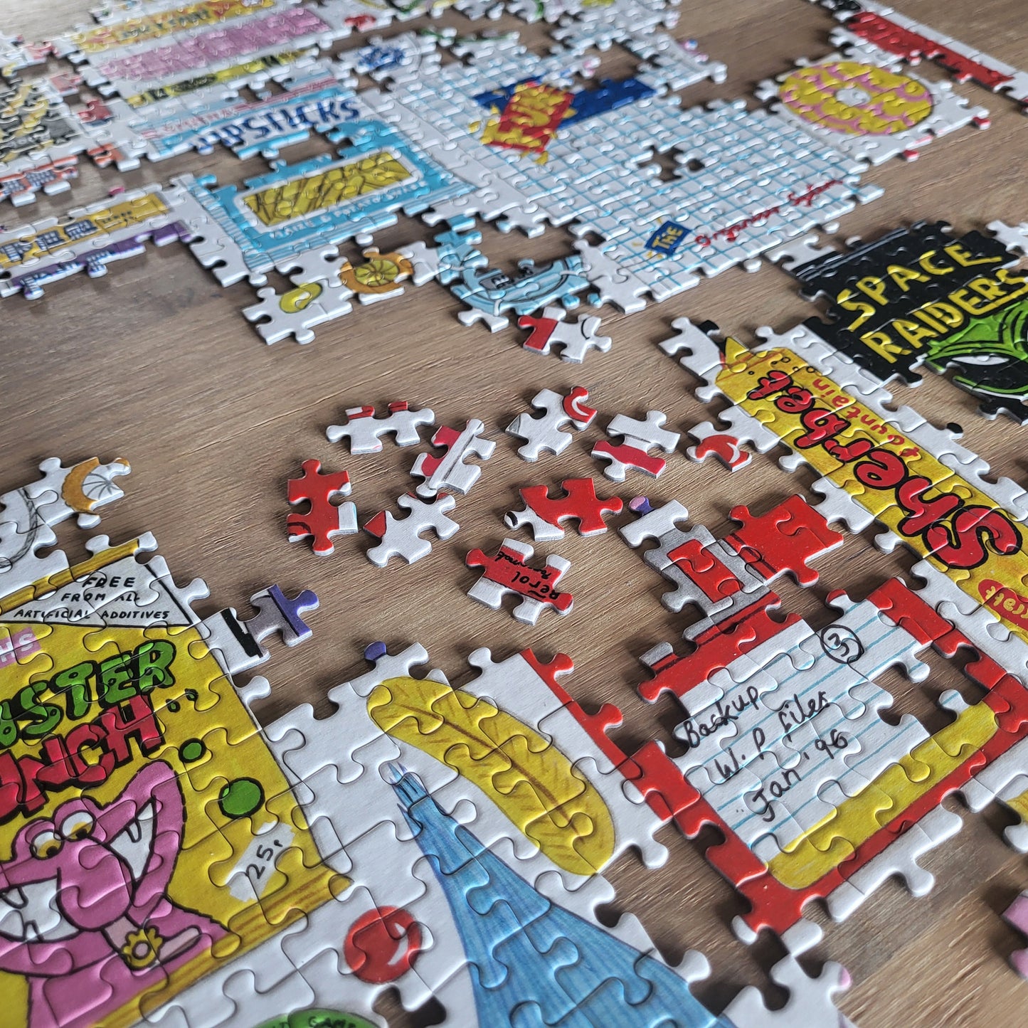 Puslespill 1000 brikker - Retro 90's